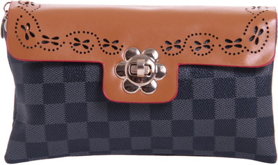 

Zornna Casual Brown Clutch