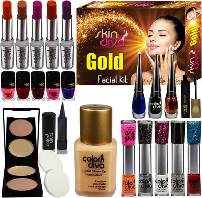 

Color Diva Festive Speciality Big Pack Combo Makeup(Set of 23)