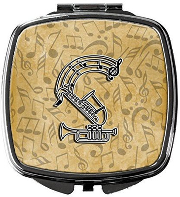 

Caroline's Treasures CJ2004-SSCM Letter S Musical Instrument Alphabet Compact Mirror