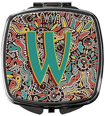 

Caroline's Treasures CJ2013-WSCM Letter W Retro Tribal Alphabet Initial Compact Mirror