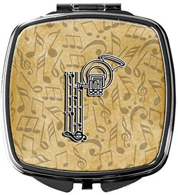 

Caroline's Treasures CJ2004-PSCM Letter P Musical Instrument Alphabet Compact Mirror