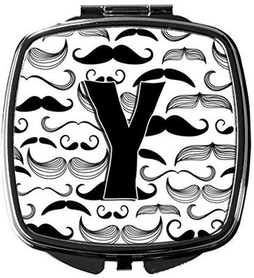 

Caroline's Treasures CJ2009-YSCM Letter Y Moustache Initial Compact Mirror