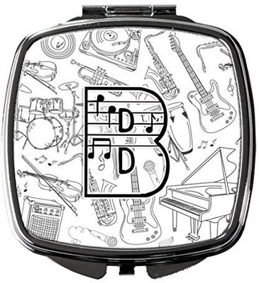 

Caroline's Treasures CJ2007-BSCM Letter B Musical Note Letters Compact Mirror