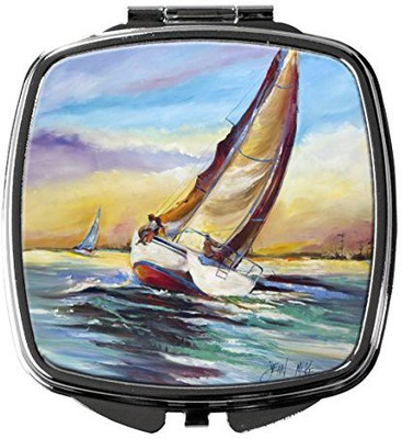 

Caroline's Treasures JMK1237SCM Horn Island Boat Race Sailboats Compact Mirror