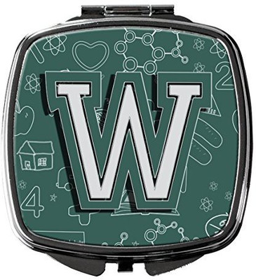 

Caroline's Treasures CJ2010-WSCM Letter W Back to School Initial Compact Mirror