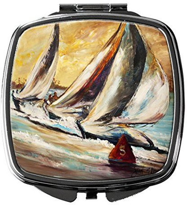 

Caroline's Treasures JMK1244SCM Boat Race Sailboats Compact Mirror