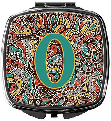 

Caroline's Treasures CJ2013-OSCM Letter O Retro Tribal Alphabet Initial Compact Mirror