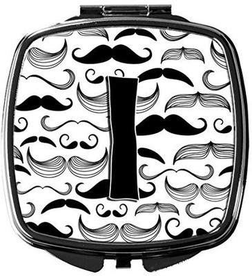 

Caroline's Treasures CJ2009-ISCM Letter I Moustache Initial Compact Mirror