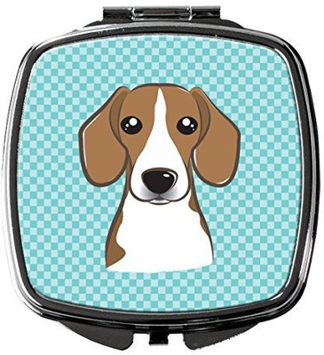 

Caroline's Treasures BB1177SCM Checkerboard Blue Beagle Compact Mirror
