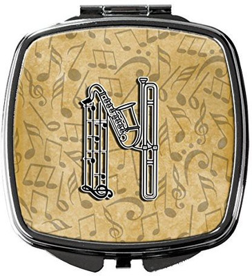 Caroline's Treasures CJ2004-NSCM Letter N Musical Instrument Alphabet Compact Mirror