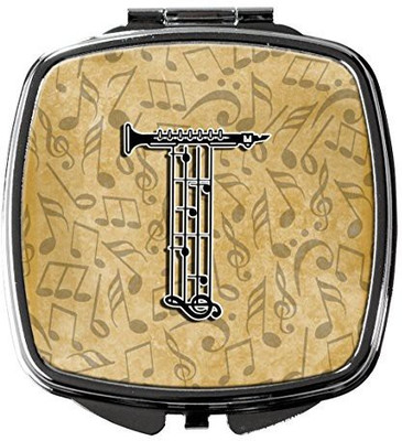 

Caroline's Treasures CJ2004-TSCM Letter T Musical Instrument Alphabet Compact Mirror