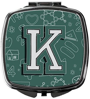 

Caroline's Treasures CJ2010-KSCM Letter K Back to School Initial Compact Mirror