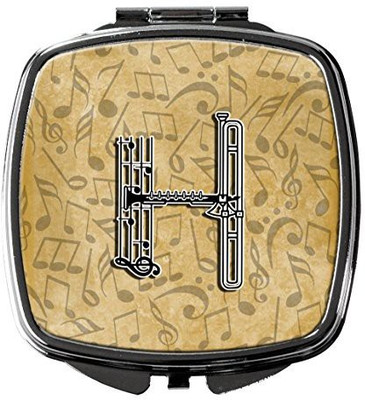 

Caroline's Treasures CJ2004-HSCM Letter H Musical Instrument Alphabet Compact Mirror