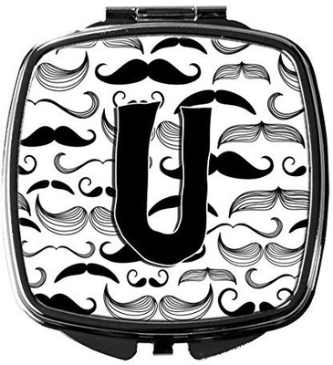 

Caroline's Treasures CJ2009-USCM Letter U Moustache Initial Compact Mirror