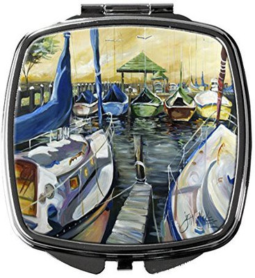 

Caroline's Treasures JMK1231SCM Seven Boats Sailboats Compact Mirror