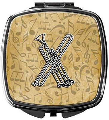 

Caroline's Treasures CJ2004-XSCM Letter X Musical Instrument Alphabet Compact Mirror