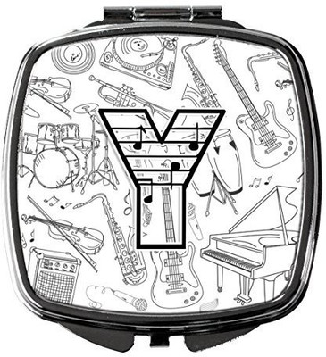 Caroline's Treasures CJ2007-YSCM Letter Y Musical Note Letters Compact Mirror available at flipkart for Rs.3387