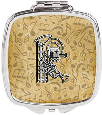 

Caroline's Treasures CJ2004-RSCM Letter R Musical Instrument Alphabet Compact Mirror