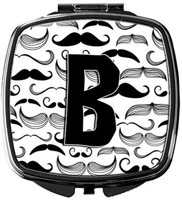 

Caroline's Treasures CJ2009-BSCM Letter B Moustache Initial Compact Mirror