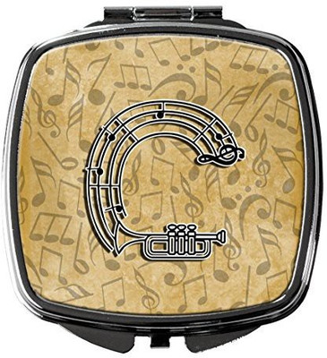 

Caroline's Treasures CJ2004-CSCM Letter C Musical Instrument Alphabet Compact Mirror