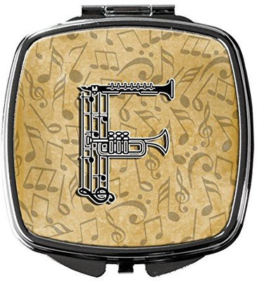 

Caroline's Treasures CJ2004-FSCM Letter F Musical Instrument Alphabet Compact Mirror