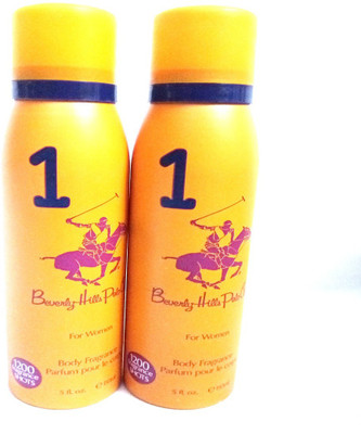 

Beverly Hills Polo Club 1 Body Spray - For Women(300 ml, Pack of 2)