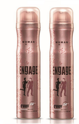 

Engage Owhiff Deodorant Spray Pack of 2 (150ml each) Deodorant Spray - For Women(300 ml, Pack of 2)