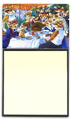 

Caroline's Treasures Pocket-size Note Pad(Desk Artwork, White)