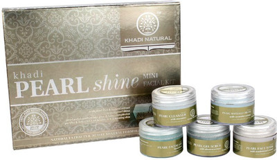 

Khadi Natural Pearl Mini Facial Kit 75 g(Set of 5)