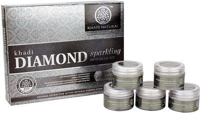 

Khadi Natural Mini Facial Kit Diamond Sparkling 75 g(Set of 5)