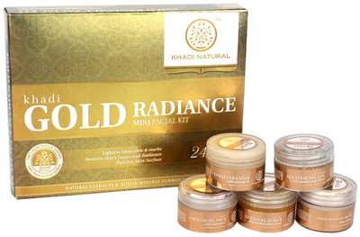 

Khadi Natural Gold Mini Facial Kit 15 g(Set of 5)