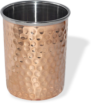 10% OFF on Prisha India Craft glass020 Glass(240 ml, Copper) 10% OFF on Prisha India Craft glass020 Glass(240 ml, Copper)