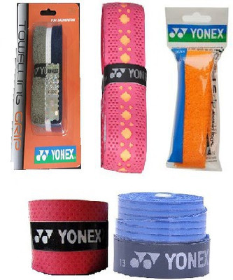 

Yonex Combo of Badminton Racket Grips (Pack of 5) (Color on availability) Smooth Tacky Grip(Multicolor, Pack of 5)