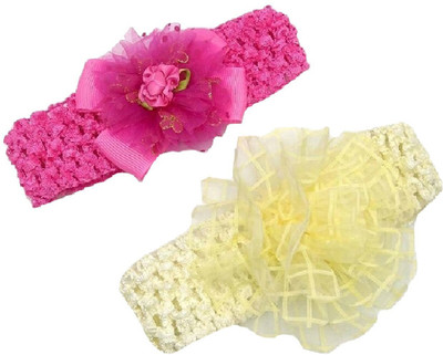 

Baby Bucket Stylist Girl’s Headband Hair Band(Pink, Beige)