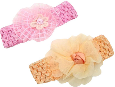 

Baby Bucket Stylist Girl’s Headband Hair Band(Pink, Orange)