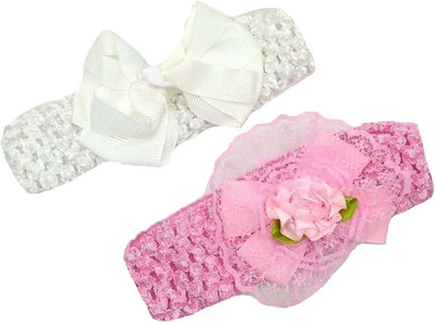 

Baby Bucket Stylist Girl’s Headband Hair Band(Pink, White)