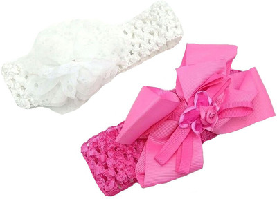 

Baby Bucket Stylist Girl’s Headband Hair Band(Pink, White)