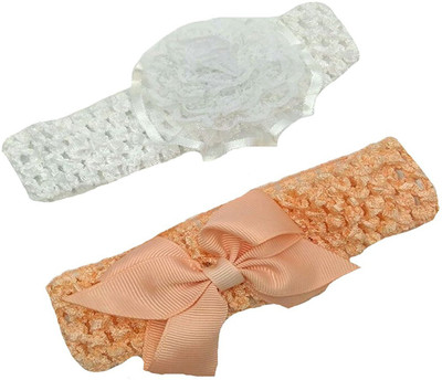 

Baby Bucket Stylist Girl’s Headband Hair Band(White, Orange)