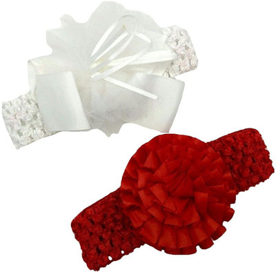 

Baby Bucket Stylist Girl’s Headband Hair Band(White, Red)