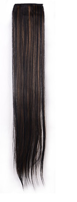 

Kabello One Piece And 2 Clips Fancy Golden Extension For Women And Girls Hair Extension