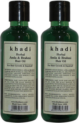 

Khadi Herbal Amla & Brahmi Hair Oil(420 ml)