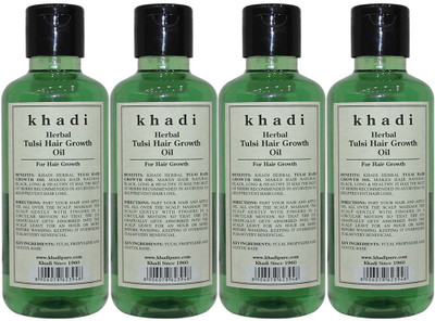 Khadi Herbal Tulsi Hair Growth Oil Hair Oil(840 ml)