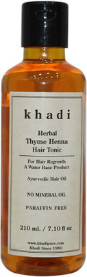 

Khadi Herbal Thyme Henna Hair Tonic Hair Oil(210 ml)