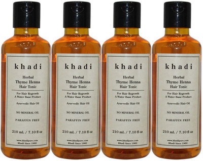 

Khadi Herbal Thyme Henna Hair Tonic Hair Oil(840 ml)