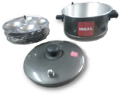 Ideal Alu. Idly Cooker (WITH STAND) 12 IDLIES Standard Idli Maker(3 Plates , 12 Idlis )