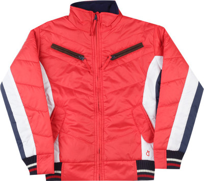 

Palm Tree Full Sleeve Solid Boys Quilted Jacket, 1320