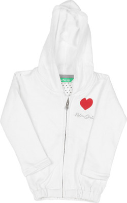 

Palm Tree Full Sleeve Solid Baby Girls Jacket, 1302