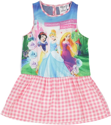 

Disney by Genes Girls Mini/Short Dress(Multicolor, Sleeveless, Multi colour