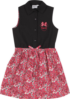 

Disney by Genes Girls Mini/Short Dress(Multicolor, Sleeveless, Multi colour