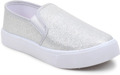 

Myau Boys & Girls Slip on Espadrilles(Silver